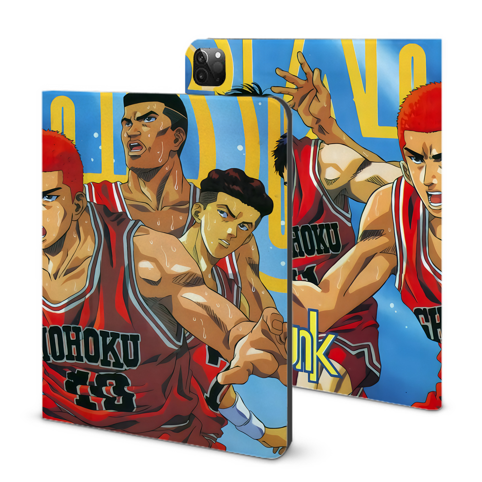 （画像用） SLAM DUNK／スラムダンク IPadケース ペンホルダー付き ブックスタイルデザイン